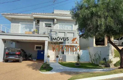 Casa com 4 dormitórios à venda, 300 m² por r$ 2.200.000,00 - condomínio residencial morada das nascentes - valinhos/sp