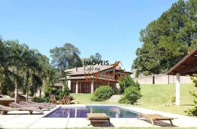 Chácara com 3 dormitórios à venda, 2500 m² por r$ 2.600.000,00 - dois córregos - valinhos/sp