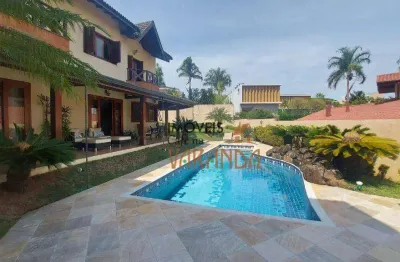 Casa com 4 dormitórios à venda, 398 m² por r$ 3.100.000,00 - condomínio village visconde de itamaracá  - valinhos/sp