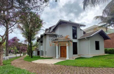 Casa com 4 dormitórios à venda, 440 m² por r$ 3.700.000,00 - condomínio reserva colonial - valinhos/sp