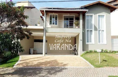 Casa com 3 dormitórios à venda, 242 m² por r$ 1.690.000,00 - condomínio florada da mata - valinhos/sp