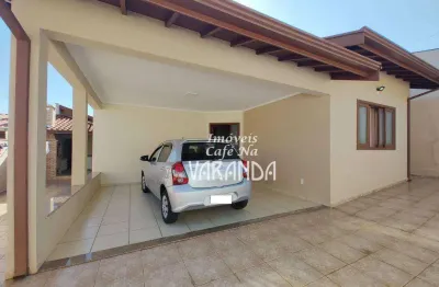 Casa com 3 dormitórios à venda, 172 m² por r$ 925.000,00 - jardim das palmeiras - valinhos/sp