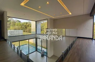 Casa com 3 dormitórios à venda, 330 m² por r$ 4.500.000,00 - condomínio reserva do itamaracá - valinhos/sp