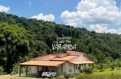 Chácara com 2 dormitórios à venda, 5000 m² por r$ 650.000,00 - zona rural - carmo de minas/mg
