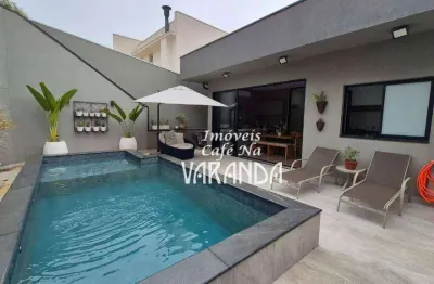 Casa com 4 dormitórios à venda, 370 m² por r$ 4.700.000,00 - condomínio reserva colonial - valinhos/sp