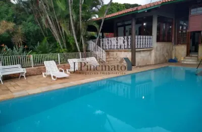 Casa estilo chácara com 04 suítes para alugar no bairro engorgadouro em jundiai - ref. 73445