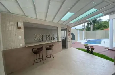 Belíssima casa de alto padrão para locação com 4 suites, no condomínio residencial samambaia, jundiaí/sp