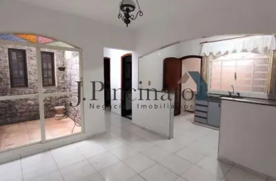 Casa térrea com 02 quartos para alugar no bairro torres são josé em jundiaí - sp. ref. 59735