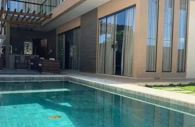 Casa em condomínio para venda em lauro de freitas, caixa d`água, 4 dormitórios, 3 suítes, 4 banheiros, 2 vagas