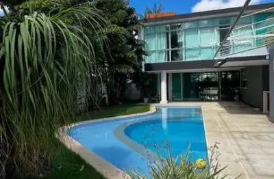 Casa em condomínio para venda em camaçari, alphaville (abrantes), 4 dormitórios, 3 suítes, 5 banheiros, 4 vagas