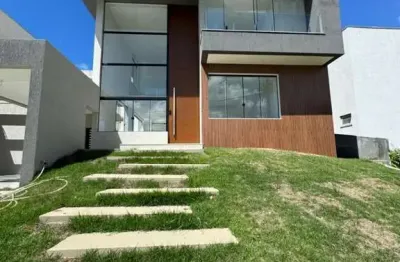 Casa em condomínio para venda em camaçari, alphaville (abrantes), 4 suítes, 5 banheiros, 2 vagas