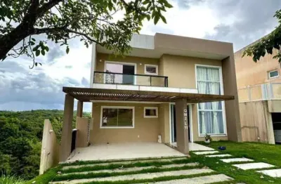 Casa em condomínio para venda em camaçari, alphaville (abrantes), 4 suítes, 5 banheiros, 4 vagas