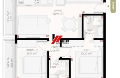Apartamento com 2 quartos à venda no Santa Mônica, Florianópolis 