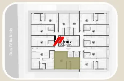 Apartamento à venda com 1 dormitório e sacada no teahupoo florianópolis.