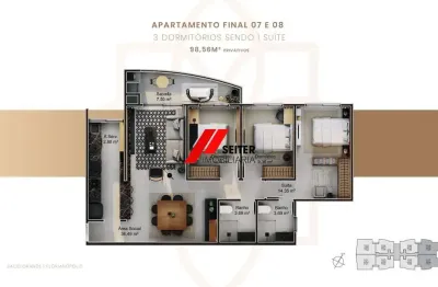 Apartamento a venda no jardim do oriente com 3 dormitórios sendo 1 suíte.