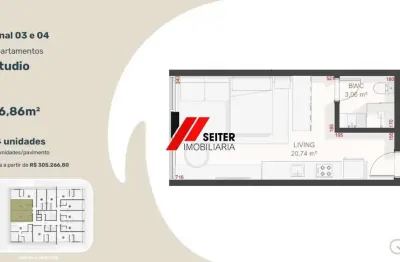 Apartamento com 1 quarto à venda no Santa Mônica, Florianópolis 