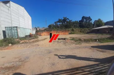 Terreno plano 611 m² em bela vista, palhoça à venda, ideal para galpão ou kitnets