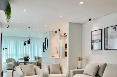 Apartamento com 3 suítes, finamente mobiliado próximo ao shopping atlântico em balneário camboriú