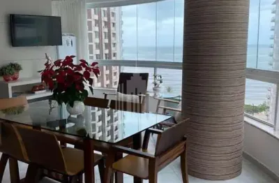 Lindo apartamento com ampla sacada e vista para o mar na barra sul