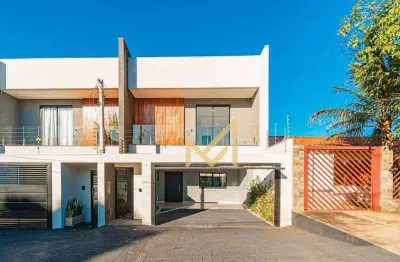 Sobrado - 3 dormitórios - 248 m² - r$ 1.240.000 - claudete - cascavel/pr