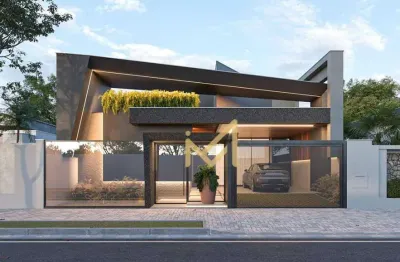 Casa com 3 suites à venda, 220 m² por r$ 2.140.000 - tropical ii - cascavel/pr