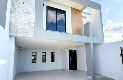 Sobrado com 1 suíte + 2 dormitórios à venda, 165 m² por r$ 930.000 - coqueiral - cascavel/pr