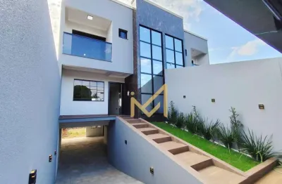 Sobrado com 3 dormitórios à venda, 200 m² por r$ 1.250.000,00 - parque são paulo - cascavel/pr