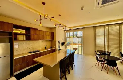 Apartamento com 1 dormitório para alugar, 54 m² por r$ 3.565,00/mês - centro - cascavel/pr