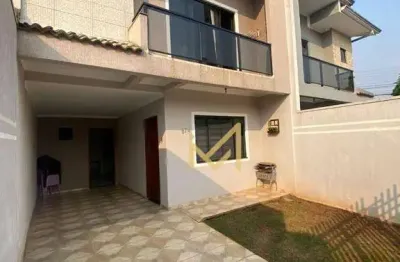 Sobrado à venda, 99 m² por r$ 580.000,00 - região do lago 2 - cascavel/pr