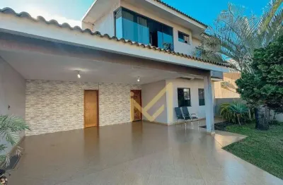 Sobrado com 1 suíte mais 3 dormitórios à venda, 254 m² por r$ 1.490.000 - pacaembu - cascavel/pr