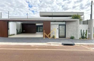 Casa de alto padrão com 3 suítes à venda, 180 m² por r$ 2.000.000 - colinas tropical  - cascavel/pr