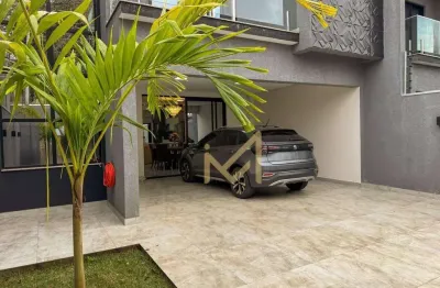 Sobrado com 3 dormitórios para alugar, 206 m² por r$ 6.430,00/mês - country - cascavel/pr