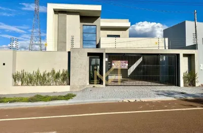 Sobrado com 3 suítes e 1 dormitório à venda, 184 m² por r$ 1.680.000 - colinas tropical ii - cascavel/pr