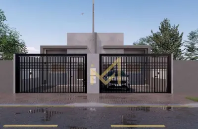 Casa com 3 dormitórios à venda, 57 m² por r$ 300.000,00 - barcelona - cascavel/pr