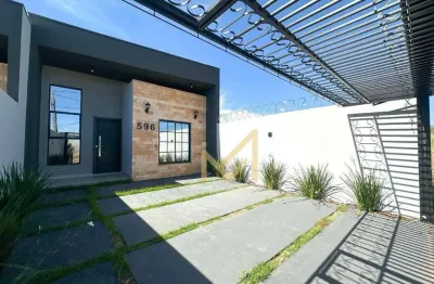 Casa com 1 suíte + 2 dormitórios à venda, 76 m² por r$ 445.000 - jardim veredas - cascavel/pr