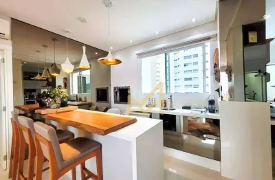 Apartamento mobiliado com 1 suíte + 2 dormitórios à venda, 135 m² por r$ 1.350.000 - centro - cascavel/pr