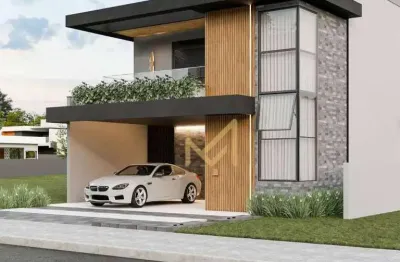 Sobrado com 4 suítes + escritório à venda, 250 m² por r$ 2.200.000 - verdes campos - cascavel/pr