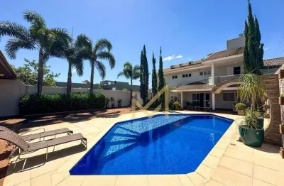 Sobrado mobiliado com 1 suíte master + 3 dormitórios à venda, 352 m² por r$ 2.500.000 - recanto tropical - cascavel/pr