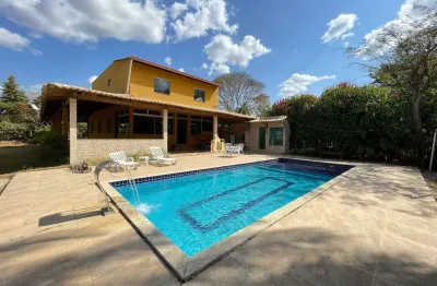 Casa de 6 quartos à venda no condomínio nosso rancho - piscina, sauna e espaço gourmet
