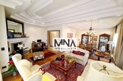 Apartamento com 3 dormitórios à venda, 472 m² por r$ 3.950.000,00 - moema pássaros - são paulo/sp