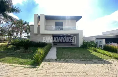 Casa em condomínio fechado com 4 quartos à venda na Rua Júlio Cassola, Quadra H4, 3105, Alphaville Nova Esplanada, Votorantim