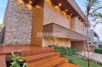 Casa com 4 suítes no alphaville nova esplanada 2 em votorantim/sp