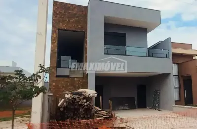 Casa em condomínio fechado com 3 quartos à venda na Avenida Doutor José Caetano Graziosi, Quadra C, Wanel Ville, Sorocaba