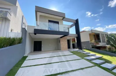 Casa de alto padrão em condomínio na reserva dos vinhedos, louveira-sp: 3 quartos, 3 suítes, 2 salas, 5 banheiros, 4 vagas de garagem, 480m².