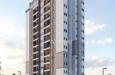Lançamento condomínio residencial eos | apartamento com 3 dormitórios à venda, 69 m² por r$ 370.000 - jardim são francisco - santa bárbara d'oeste/sp