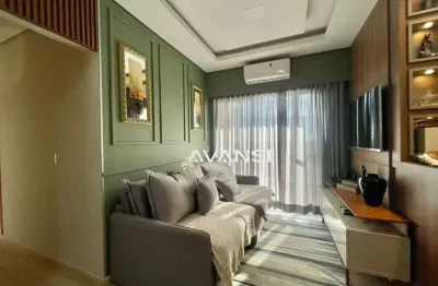 Apartamento moradas panzan com 2 dormitórios à venda, 58 m² por r$ 530.000 - jardim jacyra - americana/sp