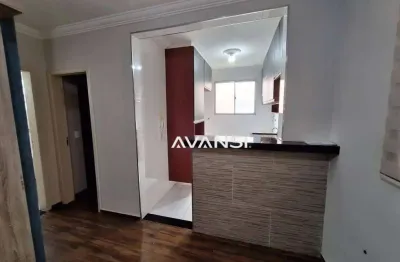 Apartamento parque asteca com 2 dormitórios à venda, 45 m² por r$ 195.000 - loteamento industrial machadinho - americana/sp