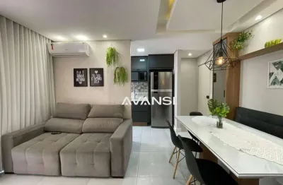 Apartamento com 2 dormitórios à venda, 60 m² por r$ 420.000,00 - residencial dona margarida - santa bárbara d'oeste/sp
