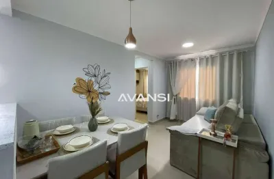 Apartamento solar das flores com 2 dormitórios à venda, 45 m² por r$ 225.000 - jardim boer i - americana/sp