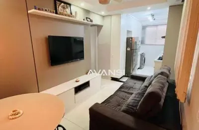 Apartamento residencial alabama com 2 dormitórios à venda, 56 m² por r$ 197.000 - residencial parque alabama - americana/sp
